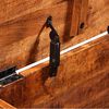 vidaXL Storage Chest Rough Mango Wood