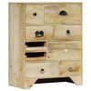 vidaXL Chest of Drawers 60x30x75 cm Solid Mango Wood