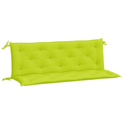 vidaXL Garden Bench Cushions 2 pcs Bright Green 150x50x7cm Oxford Fabric