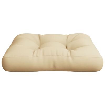 vidaXL Pallet Cushion Beige 60x60x12 cm Fabric
