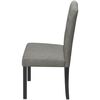 vidaXL Dining Chairs 2 pcs Grey Fabric