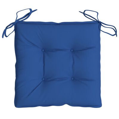 vidaXL Chair Cushions 4 pcs Blue 40x40x7 cm Oxford Fabric