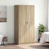 vidaXL Wardrobe Sonoma Oak 80x52x180 cm Engineered Wood