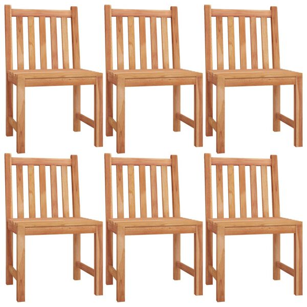 vidaXL 7 Piece Garden Dining Set Solid Wood Teak