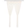vidaXL Macrame Curtain 140x240 cm Cotton