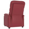 vidaXL Massage Chair Wine Red Faux Leather