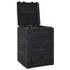 vidaXL Garden Composter Black 280 L Polypropylene