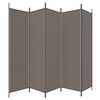 vidaXL 5-Panel Room Divider Anthracite 250x220 cm Fabric