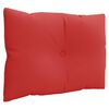 vidaXL Pallet Cushions 3 pcs Red Fabric