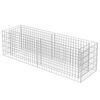 vidaXL Gabion Raised Bed Galvanised Steel 180x50x50 cm