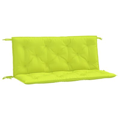 vidaXL Garden Bench Cushions 2 pcs Bright Green 120x50x7cm Oxford Fabric