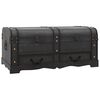 vidaXL Storage Box | Black | Plywood | Large | Storage Box | Rectangular