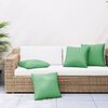 vidaXL Throw Pillows 4 pcs Green 50x50 cm Fabric
