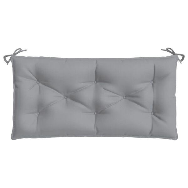 vidaXL Garden Bench Cushion Grey 100x50x7 cm Oxford Fabric