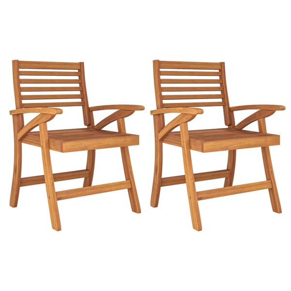 vidaXL 3 Piece Garden Dining Set Solid Wood Acacia
