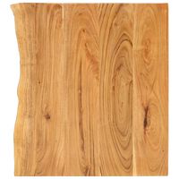vidaXL Bathroom Vanity Top Solid Acacia Wood 58x52x3.8 cm