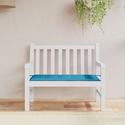 vidaXL Garden Bench Cushion Blue 120x50x3 cm Oxford Fabric