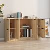 vidaXL Sideboards 3 pcs Sonoma Oak Engineered Wood