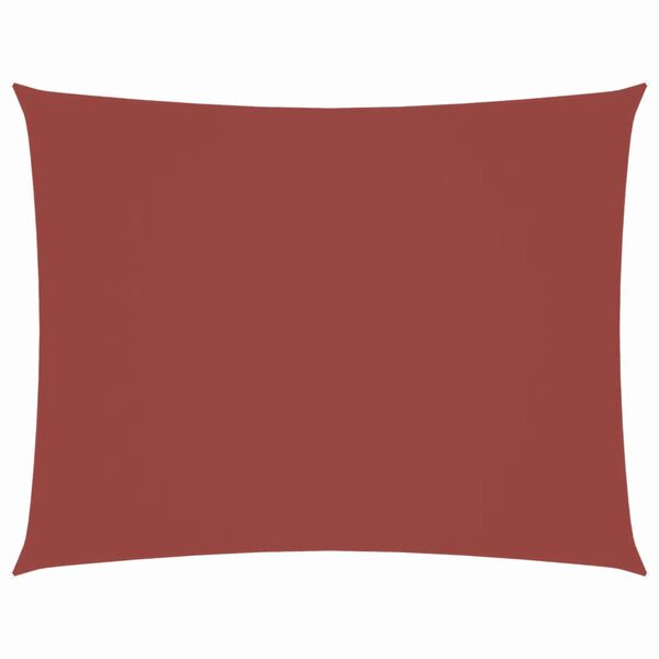 vidaXL Sunshade Sail Oxford Fabric Rectangular 2x3.5 m Terracotta