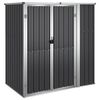 vidaXL Tool Shed | Anthracite | Galvanised steel, metal, plastic | Large