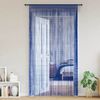 vidaXL String Curtains 2 pcs 140x250 cm Blue