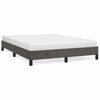 vidaXL Bed Frame without Mattress Dark Grey 140x200 cm Velvet
