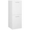 vidaXL Bathroom Cabinet | White | Engineered wood | 30x30x80 cm