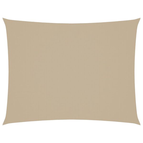 vidaXL Sunshade Sail Oxford Fabric Rectangular 3x4 m Beige