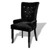 vidaXL Armchair Black Velvet
