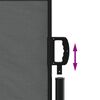 vidaXL Retractable Side Awning Anthracite 140x300 cm