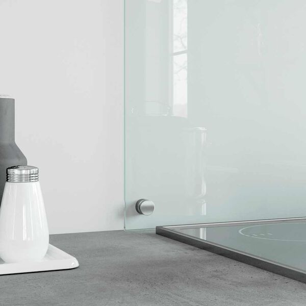 vidaXL Kitchen Backsplash Transparent 80 x 40 cm Tempered Glass