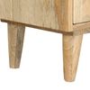 vidaXL Drawer Cabinet 75x35x75 cm Solid Mango Wood