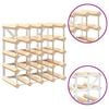 vidaXL Wine Rack for 20 Bottles Solid Pinewood