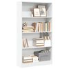 vidaXL Bookcase White 80x24x143 cm Engineered Wood