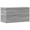 vidaXL Storage Chest Grey Sonoma 84x42x46 cm Engineered Wood
