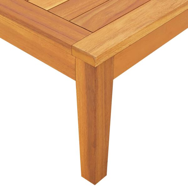 vidaXL Garden Table 64x64x29 cm Solid Acacia Wood