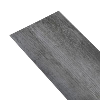 vidaXL Self-adhesive PVC Flooring Planks 5.21 m? 2 mm Shiny Grey