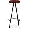 vidaXL Bar Stools 4 pcs Real Leather