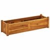 vidaXL Raised Bed | Brown | Acacia wood | 100x30x25 cm | Durable | Raised Bed