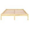vidaXL Bed Frame without Mattress Solid Wood King Size