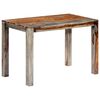 vidaXL Dining Table Grey 118x60x76 cm Solid Acacia Wood