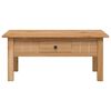 vidaXL Coffee Table 100x60x43.5 cm Solid Pine Wood Panama Range