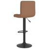 vidaXL Bar Stool Brown Fabric