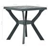 vidaXL Bistro Table Green 70x70x72 cm Plastic