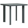 vidaXL Garden Table Green 80x75x72 cm Plastic