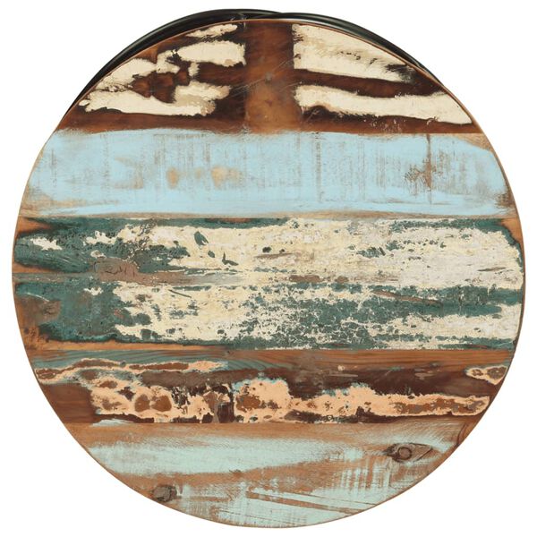 vidaXL Coffee Table Ø 55x40 cm Solid Wood Reclaimed