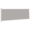 vidaXL Retractable Side Awning 160 x 500 cm Grey