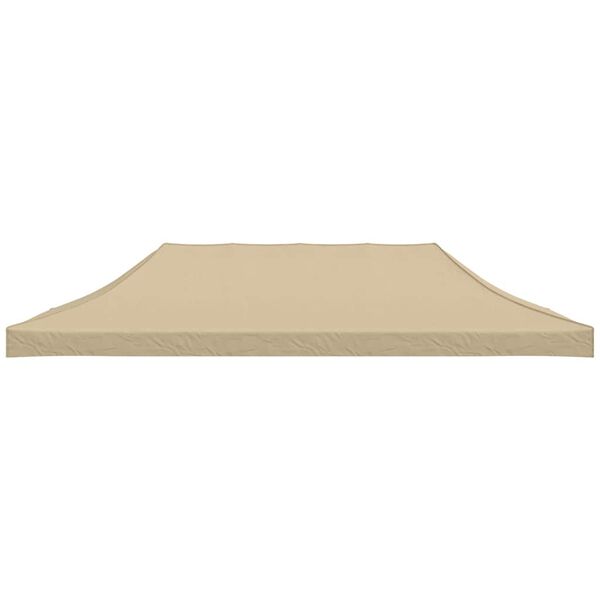 vidaXL Party Tent Roof 6x3 m Beige 270 g/m²