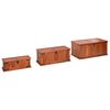 vidaXL Storage Chests 3 pcs Solid Acacia Wood