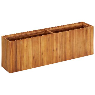 vidaXL Garden Raised Bed 150x30x50 cm Solid Acacia Wood